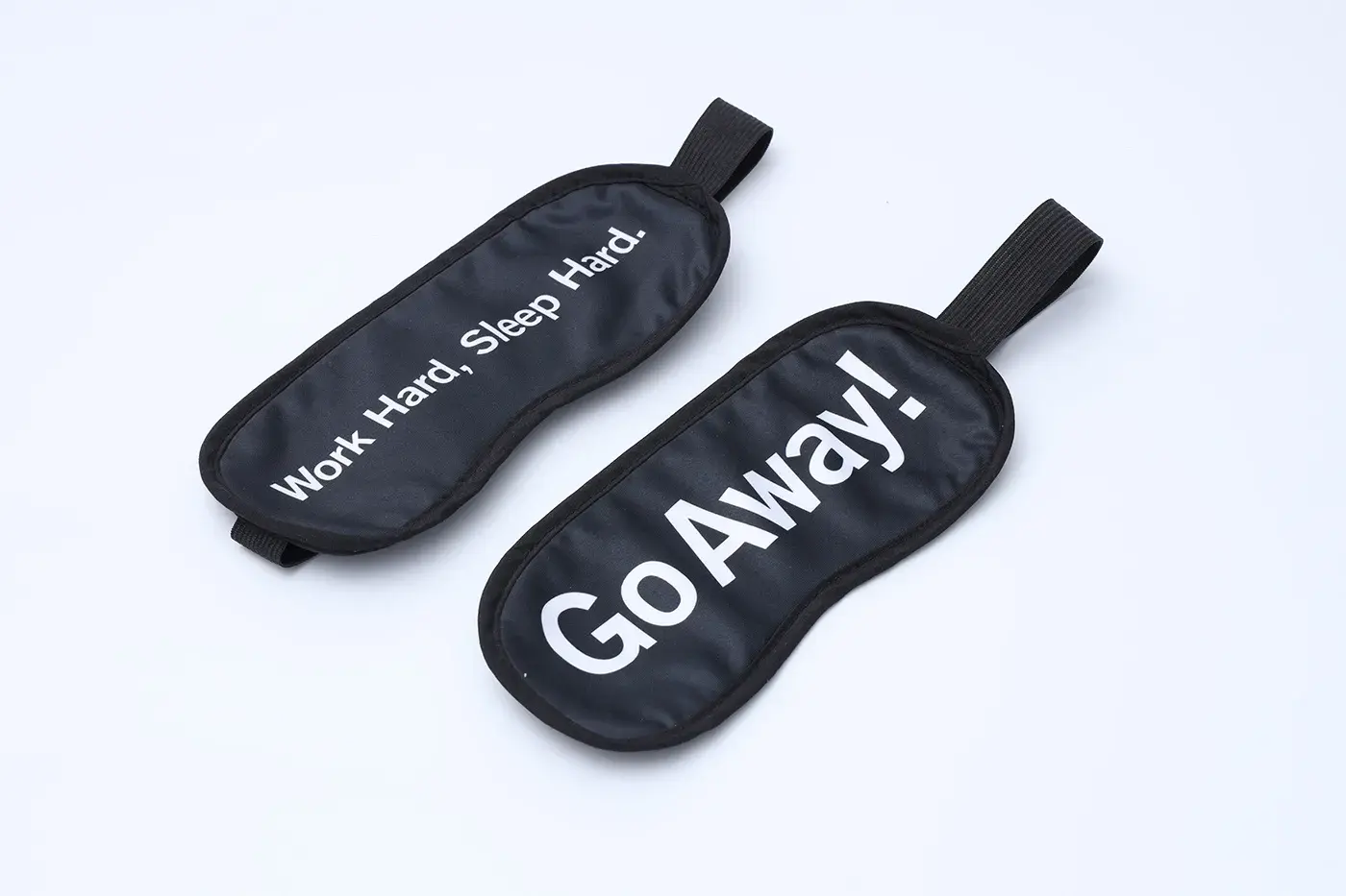 Microfiber sleep and shade eye mask with custom print
